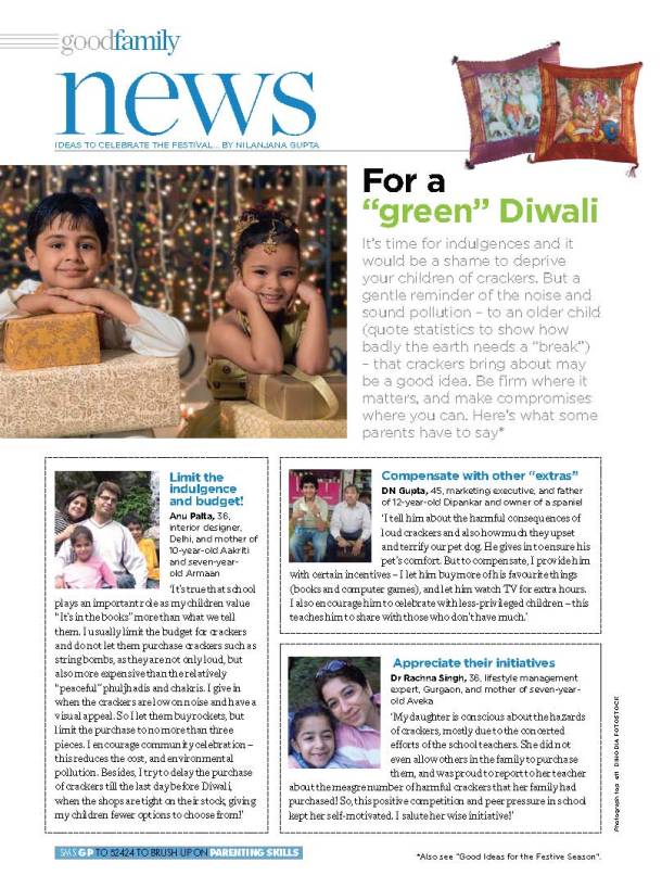 For a green Diwali
